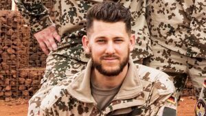 Simon Brauer während seiner Bundeswehr-Zeit